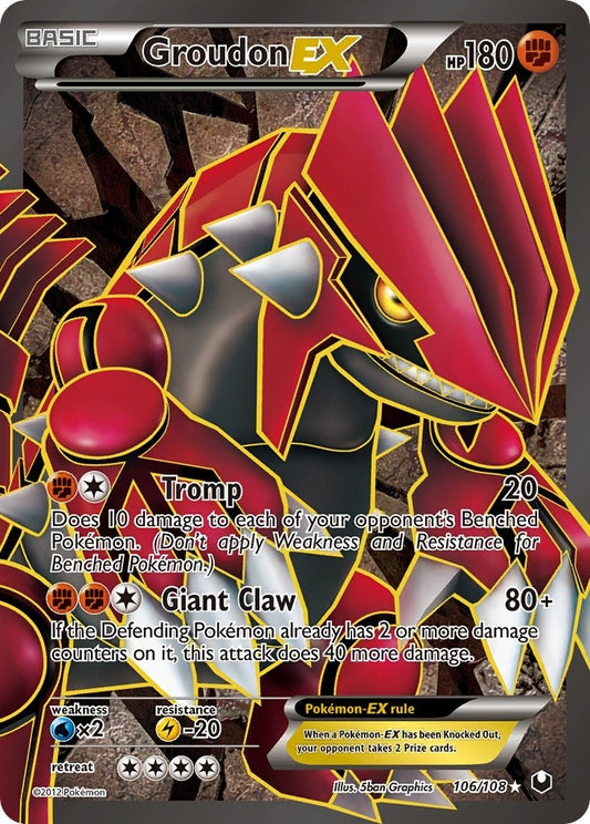 Image for Groudon EX (106 Full Art) (106/108) (Dark Explorers) - Pokemon