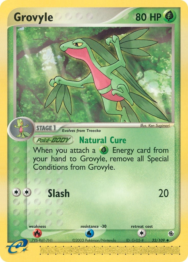 Image for Grovyle (32/109) (Ruby and Sapphire) - Pokemon