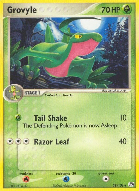Image for Grovyle (28/106) (Emerald) - Pokemon
