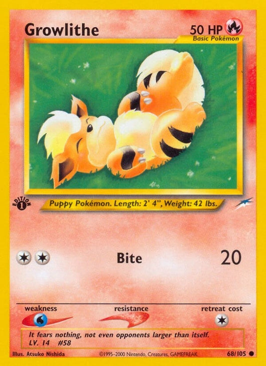 Image for Growlithe (068/105) (Neo Destiny) - Pokemon