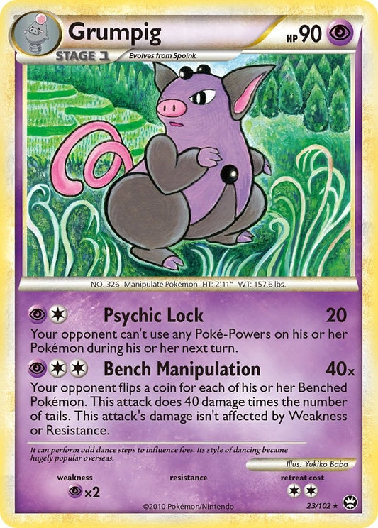 Image for Grumpig (23/102) (Triumphant) - Pokemon