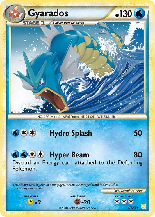 Image for Gyarados (4/123) (HeartGold SoulSilver) - Pokemon