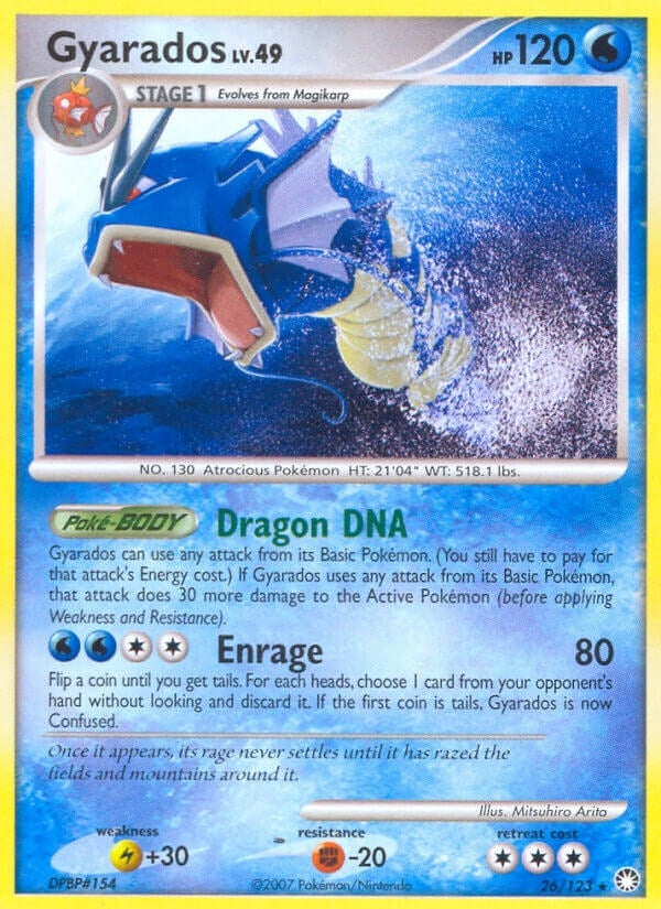 Image for Gyarados (26/123) (Mysterious Treasures) - Pokemon