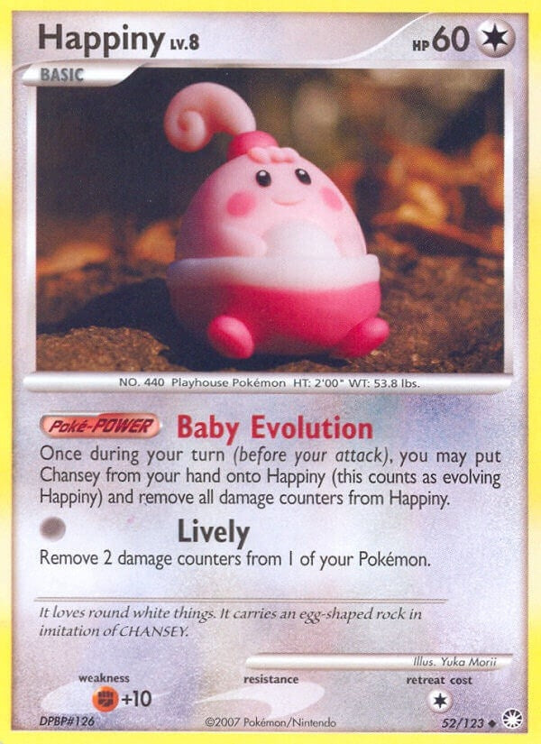 Image for Happiny (52/123) (Mysterious Treasures) - Pokemon
