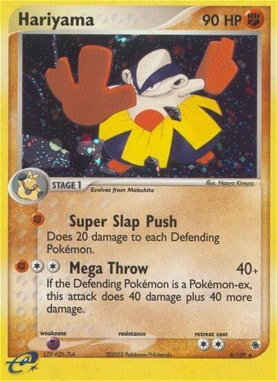 Image for Hariyama (8/109) (Ruby and Sapphire) - Pokemon