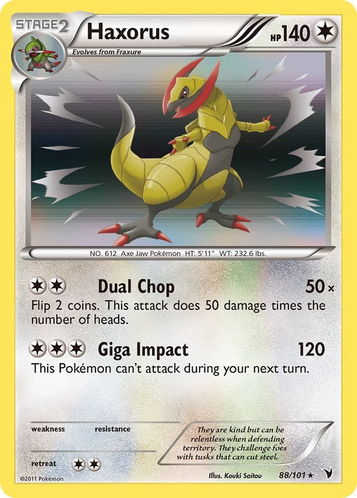 Image for Haxorus (88/101) (Noble Victories) - Pokemon