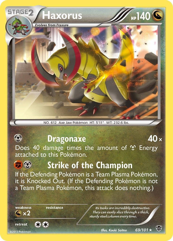Image for Haxorus (69/101) (Plasma Blast) - Pokemon