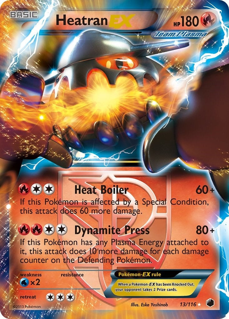 Image for Heatran EX (Team Plasma) (13/116) (Plasma Freeze) - Pokemon