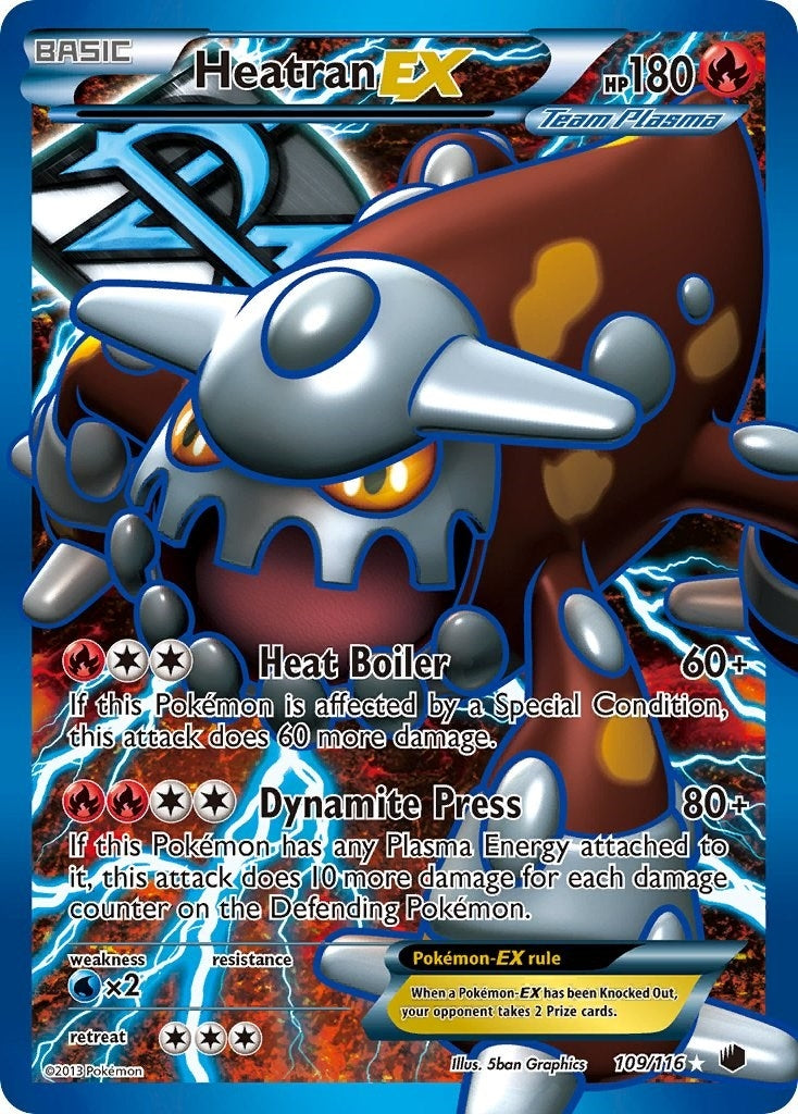 Image for Heatran EX (Team Plasma) (Full Art) (109/116) (Plasma Freeze) - Pokemon