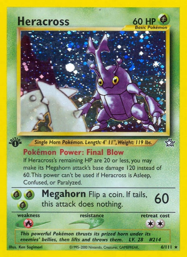 Image for Heracross (006/111) (Neo Genesis) - Pokemon