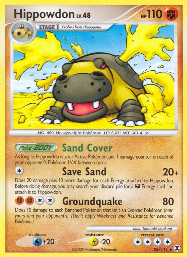 Image for Hippowdon (25/111) (Rising Rivals) - Pokemon