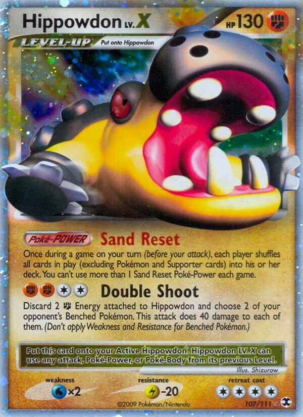 Image for Hippowdon Lv.X (107/111) (Rising Rivals) - Pokemon