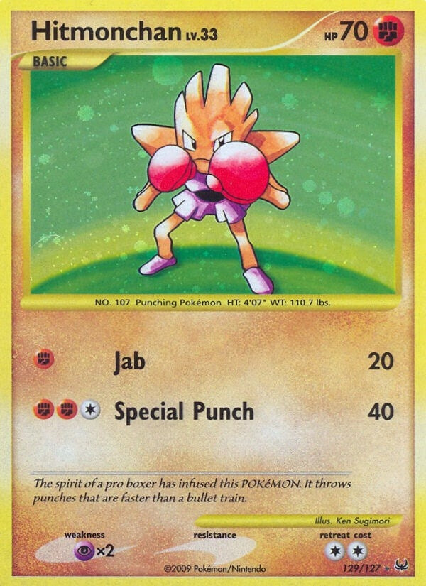 Image for Hitmonchan (129/127) (Platinum) - Pokemon
