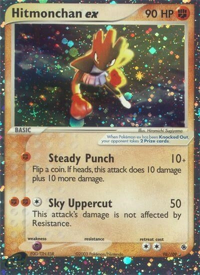 Image for Hitmonchan ex (98/109) (Ruby and Sapphire) - Pokemon