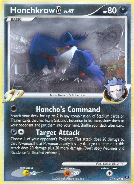 Image for Honchkrow G (77/127) (Platinum) - Pokemon