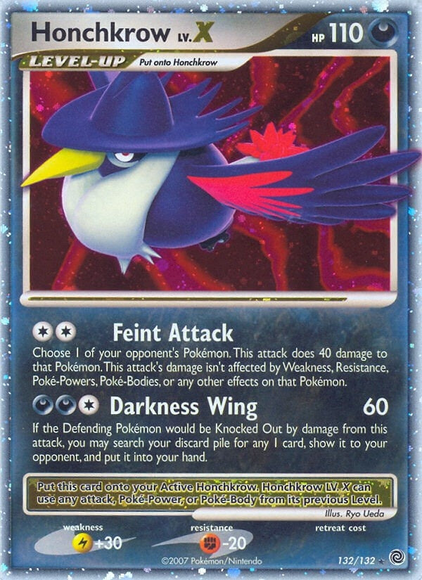 Image for Honchkrow LV.X (132/132) (Secret Wonders) - Pokemon