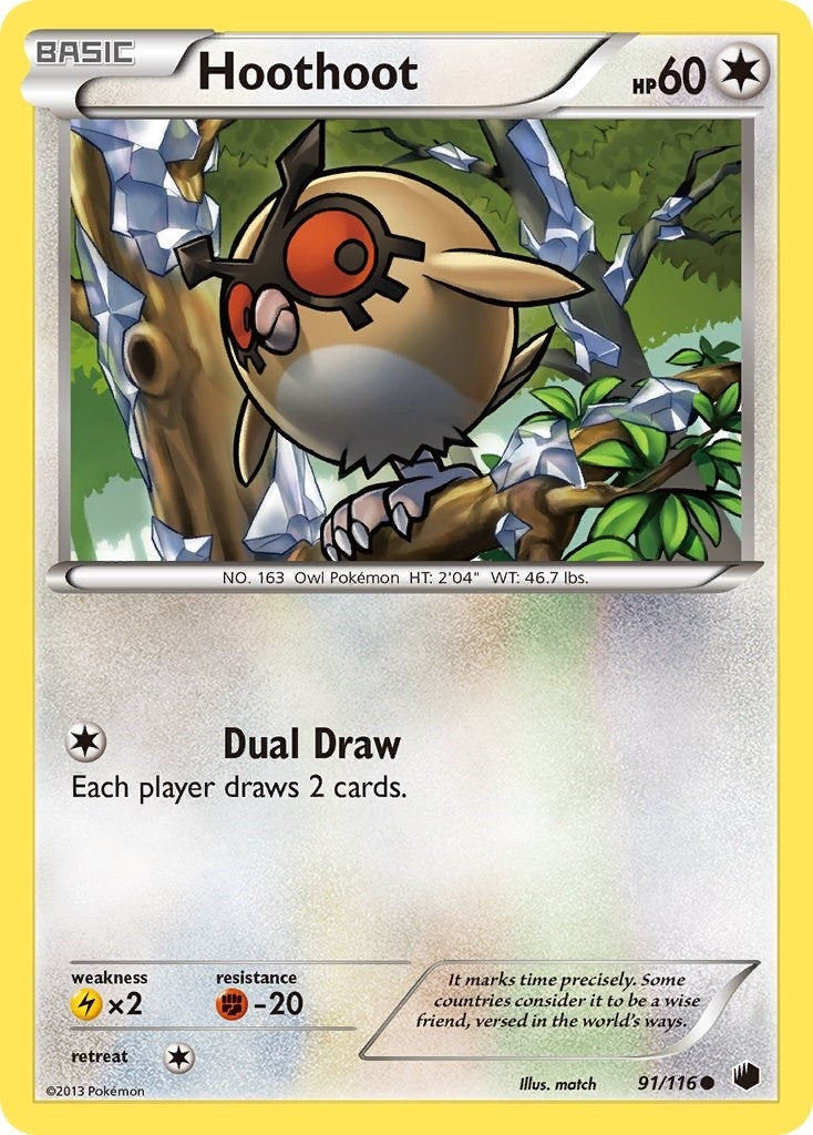 Image for Hoothoot (91/116) (Plasma Freeze) - Pokemon