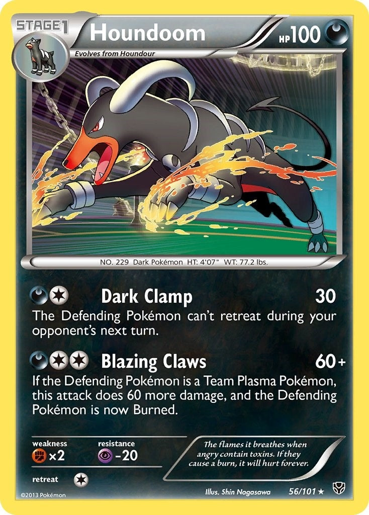 Image for Houndoom (56/101) (Plasma Blast) - Pokemon