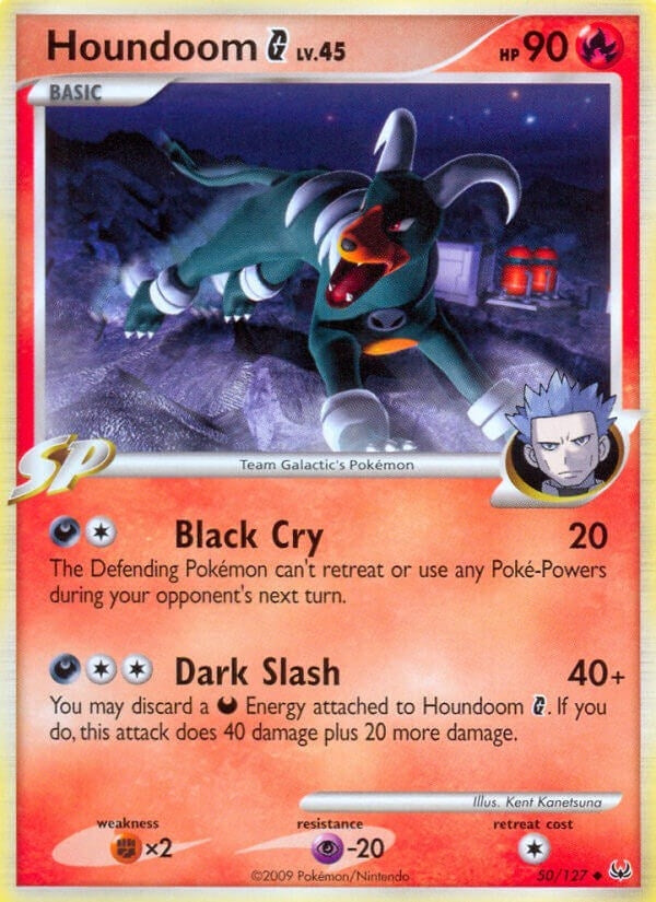 Image for Houndoom G (50/127) (Platinum) - Pokemon