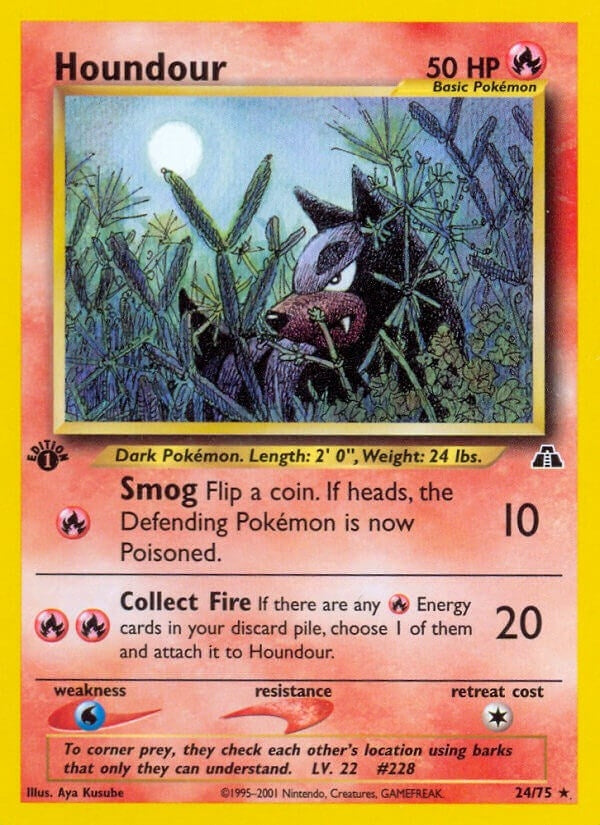Image for Houndour (24) (24/75) (Neo Discovery) - Pokemon
