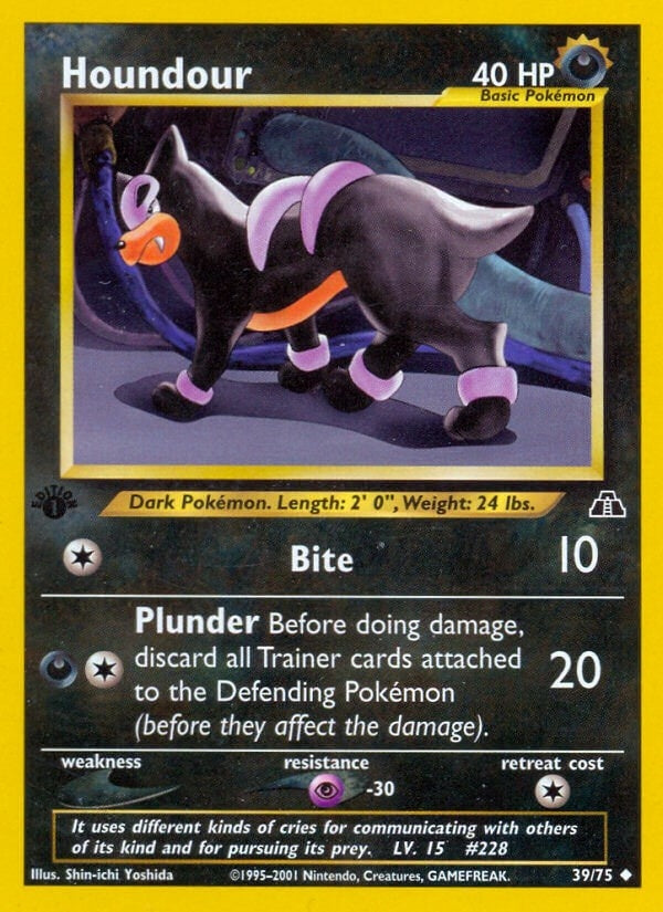 Image for Houndour (39) (39/75) (Neo Discovery) - Pokemon