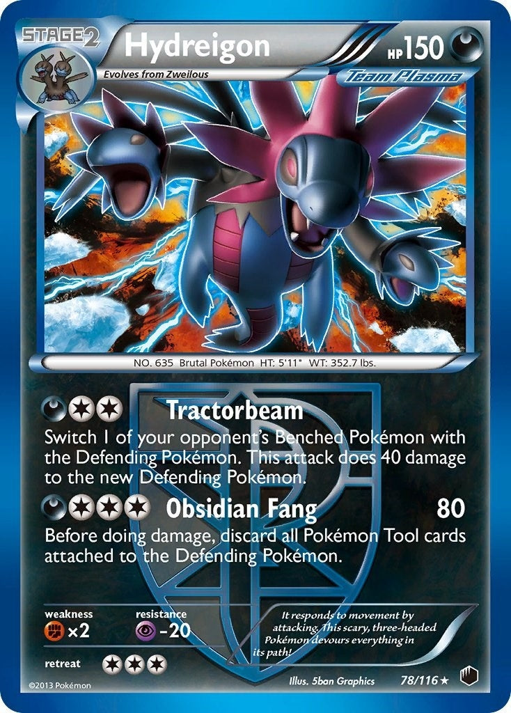 Image for Hydreigon (Team Plasma) (78/116) (Plasma Freeze) - Pokemon