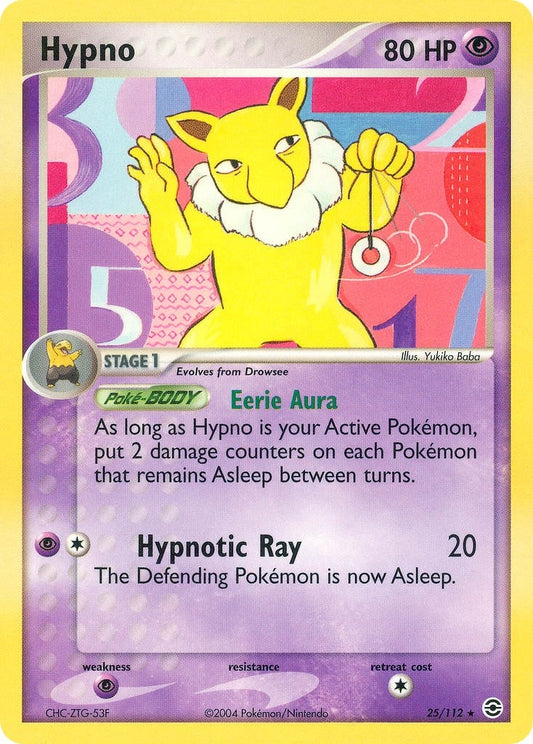 Image for Hypno (25/112) (FireRed & LeafGreen) - Pokemon
