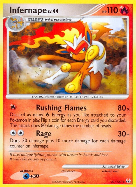 Image for Infernape (31/127) (Platinum) - Pokemon