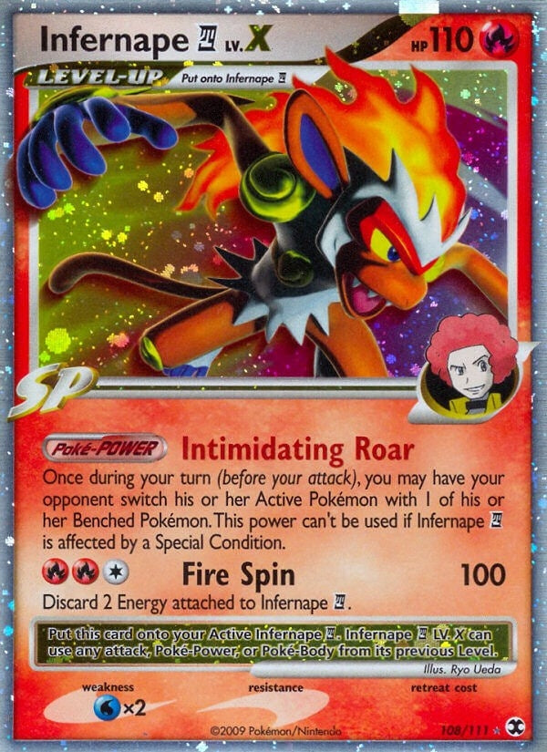 Image for Infernape E4 Lv.X (108/111) (Rising Rivals) - Pokemon