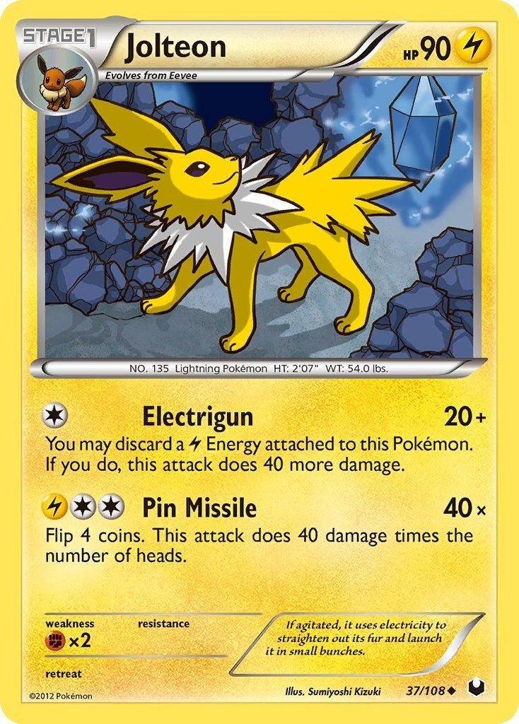 Image for Jolteon (37/108) (Dark Explorers) - Pokemon