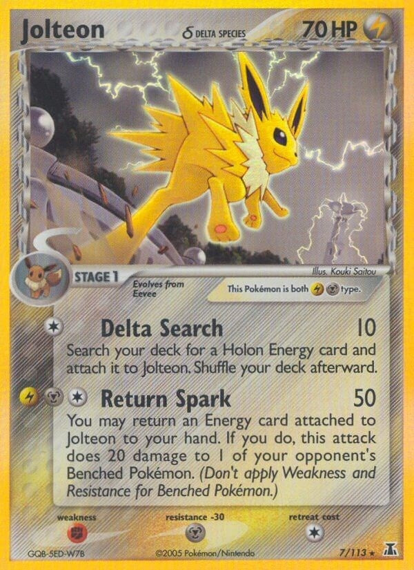 Image for Jolteon (Delta Species) (7/113) (Delta Species) - Pokemon