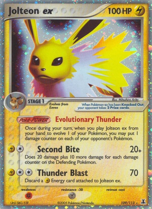 Image for Jolteon ex (109/113) (Delta Species) - Pokemon