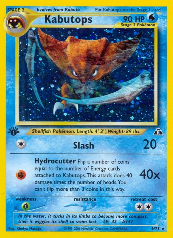 Image for Kabutops (6) (06/75) (Neo Discovery) - Pokemon