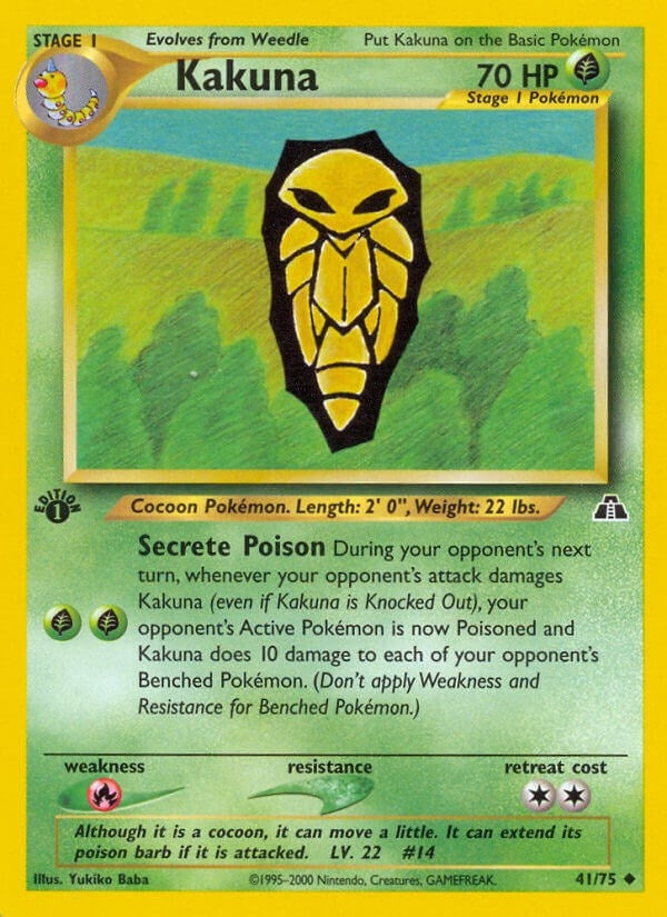 Image for Kakuna (41/75) (Neo Discovery) - Pokemon