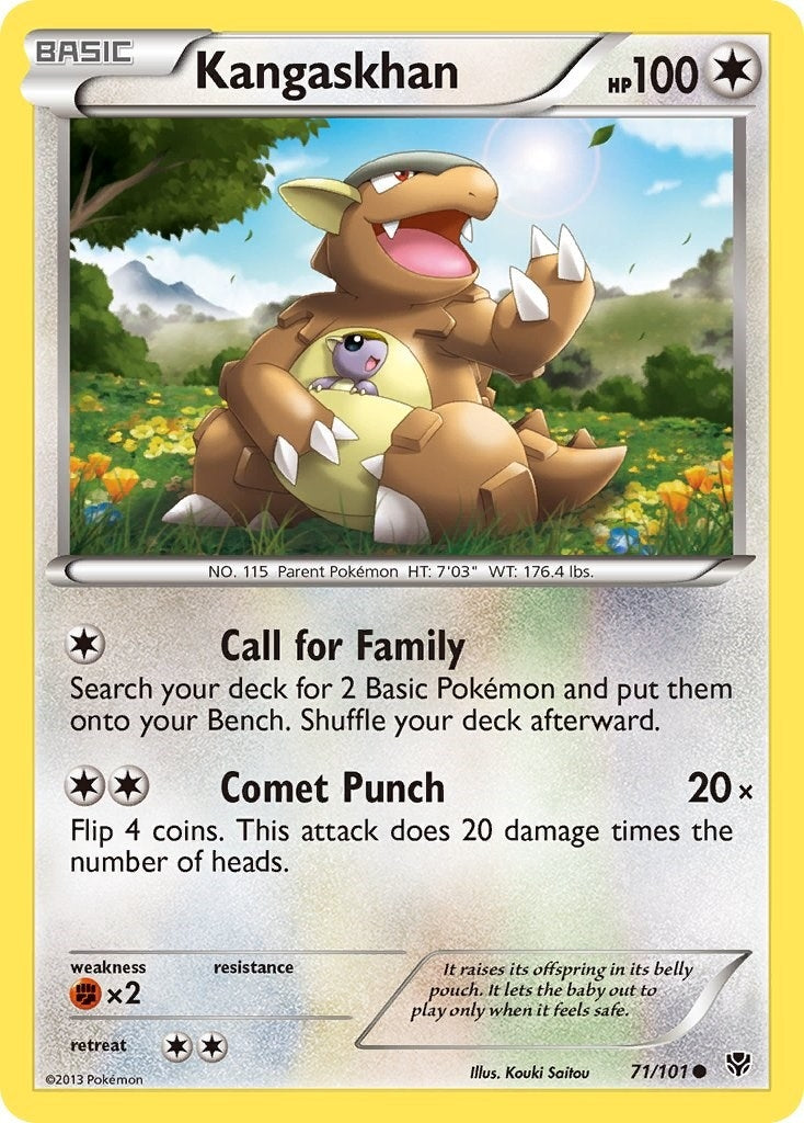 Image for Kangaskhan (71/101) (Plasma Blast) - Pokemon