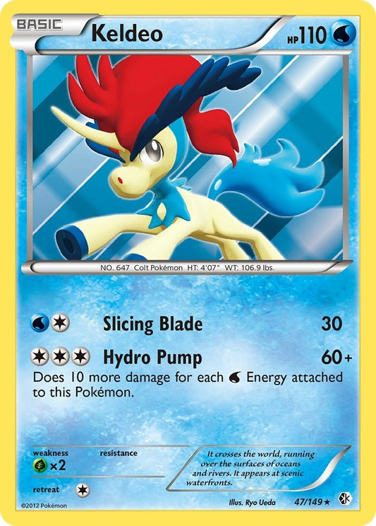 Image for Keldeo (47) (47/149) (Boundaries Crossed) - Pokemon