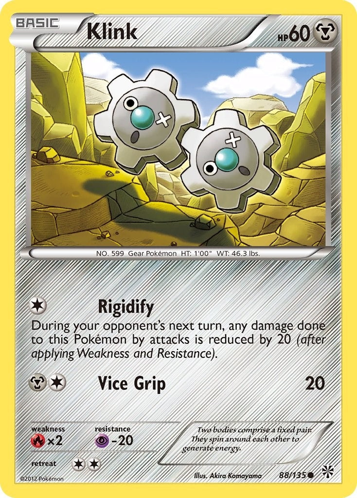 Image for Klink (88/135) (Plasma Storm) - Pokemon