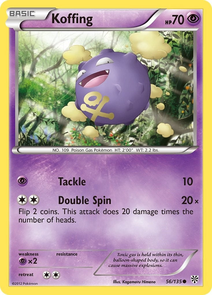 Image for Koffing (56) (56/135) (Plasma Storm) - Pokemon