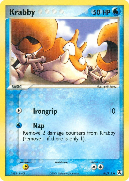 Image for Krabby (66/112) (FireRed & LeafGreen) - Pokemon