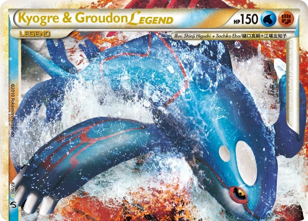 Image for Kyogre & Groudon Legend (Top) (87/90) (Undaunted) - Pokemon