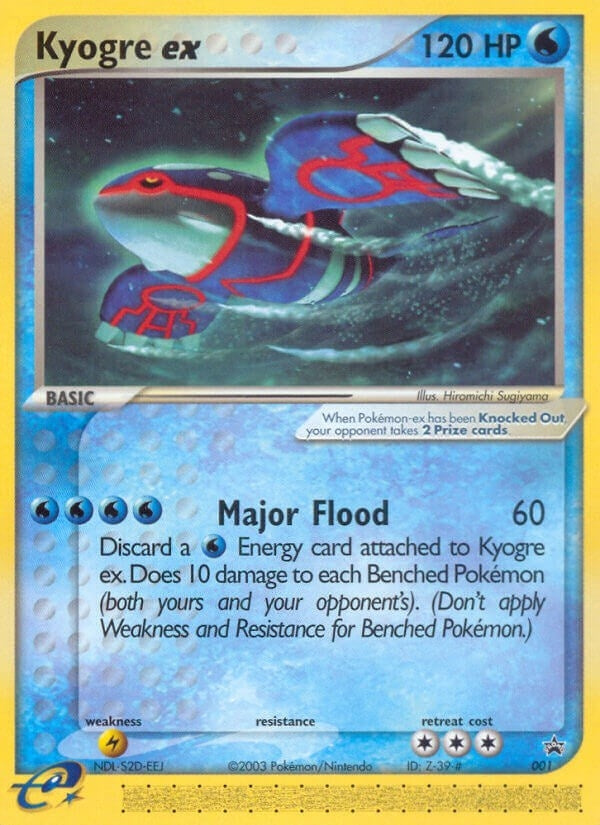 Image for Kyogre ex - 001 (Nintendo Power Magazine) (001) (Nintendo Promos) - Pokemon