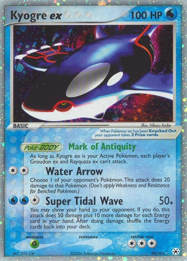 Image for Kyogre ex (94/101) (Hidden Legends) - Pokemon