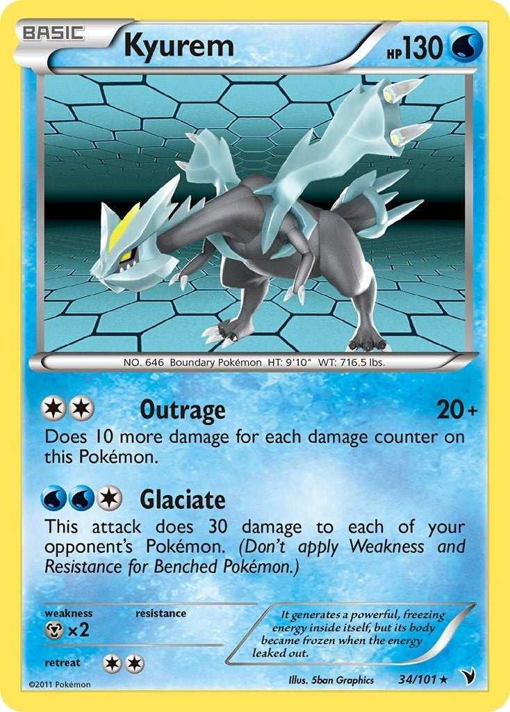 Image for Kyurem (34/101) (Noble Victories) - Pokemon