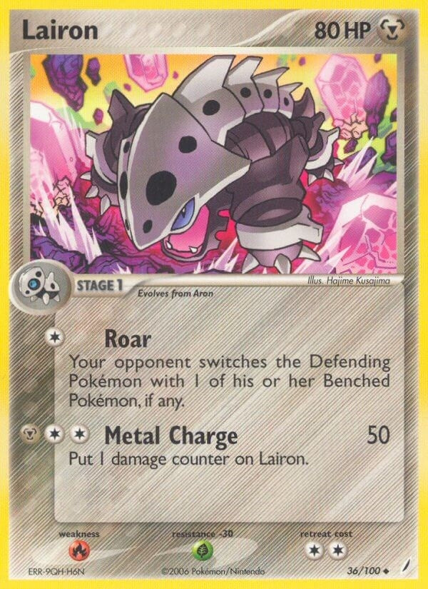 Image for Lairon (36/100) (Crystal Guardians) - Pokemon