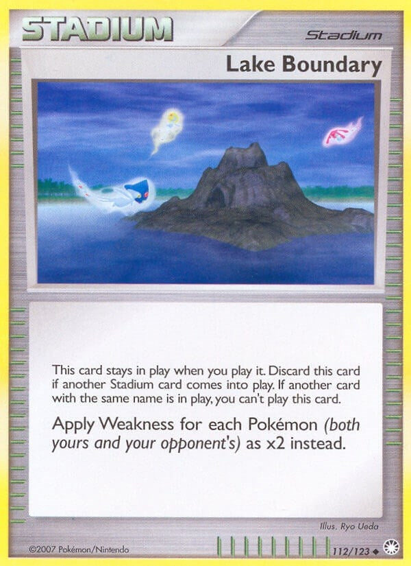 Image for Lake Boundary (112/123) (Mysterious Treasures) - Pokemon