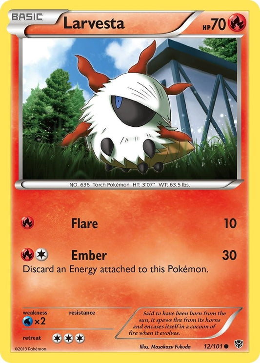 Image for Larvesta (12/101) (Plasma Blast) - Pokemon