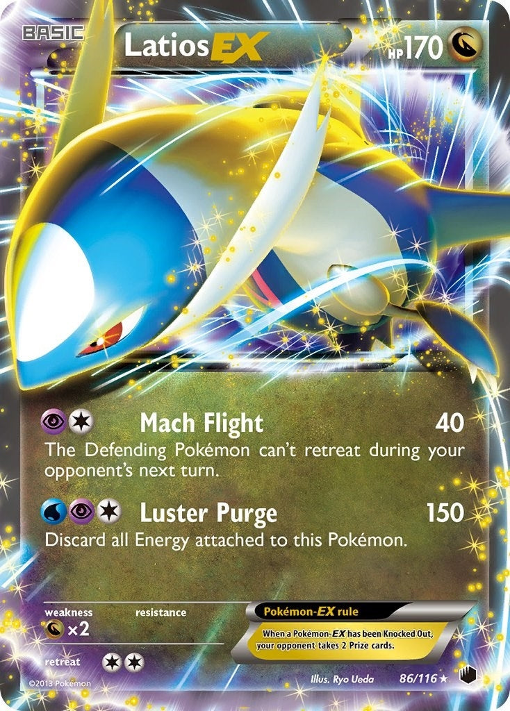 Image for Latios EX (86/116) (Plasma Freeze) - Pokemon
