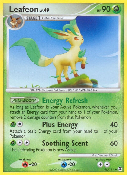 Image for Leafeon (45/111) (Rising Rivals) - Pokemon