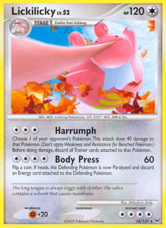Image for Lickilicky (33/127) (Platinum) - Pokemon