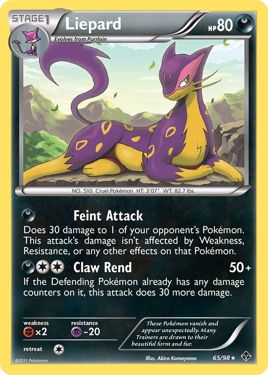 Image for Liepard (65/98) (Emerging Powers) - Pokemon